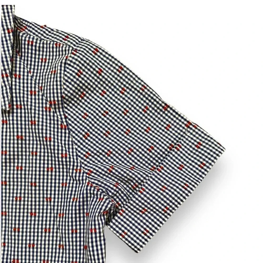 Brooks Brothers | Poplin Front-Tie Shirt Dress (8) - Picture 3 of 7